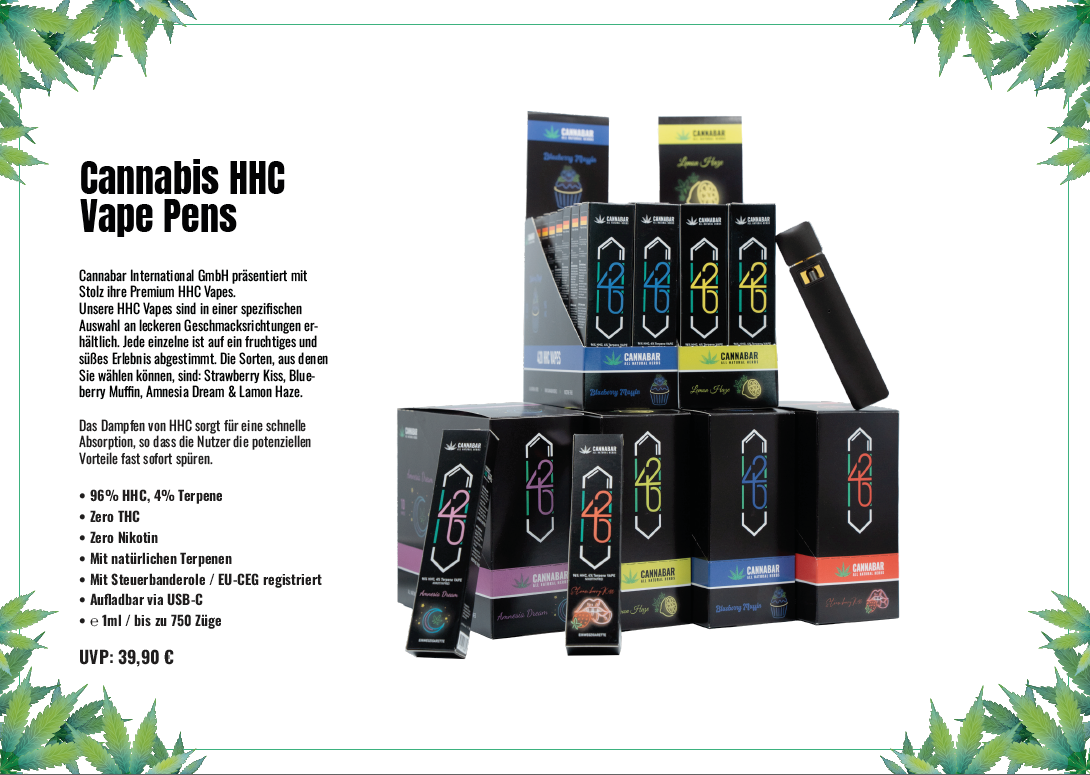 Cannabis HHC Vape Pens