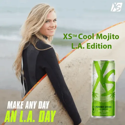 XS Power Drink Cool Mojito Flavour L.A. Edition